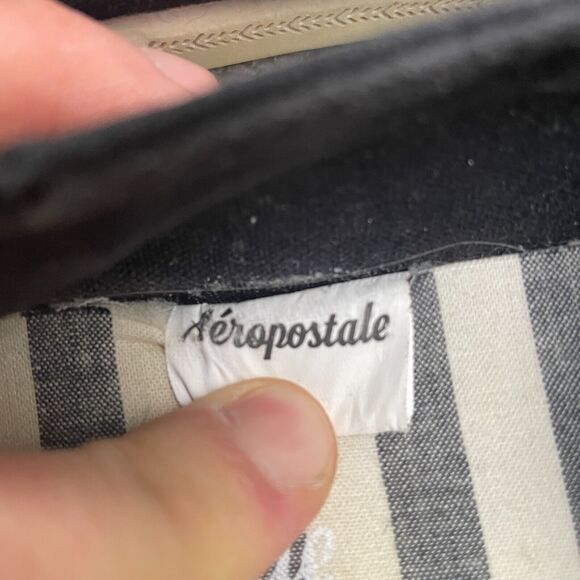 Aeropostale Slip On Sneakers Shoes Womens 8.5 Black Round Toe Casual Comfort - Picture 9 of 13